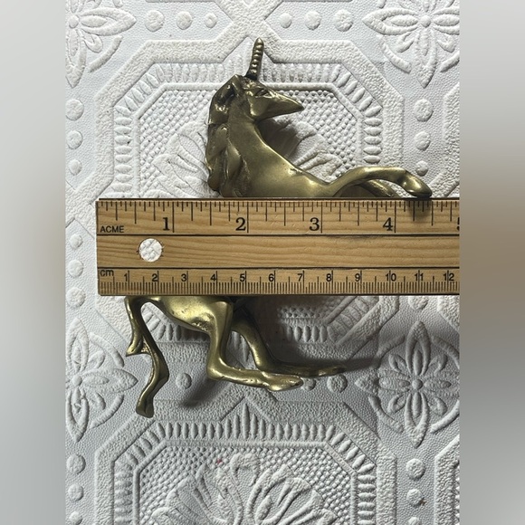 Vintage | MCM Small Brass Unicorn Figurine - Picture 7 of 7